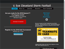 Tablet Screenshot of clevelandhsfootball.com